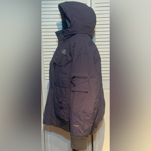 The North Face HyVent Bomber Goose Puffer Down Jacket Men’s Size X-Large Vintage - Picture 4 of 13